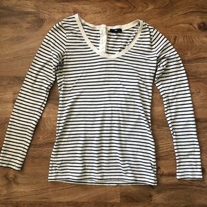 Stripped long sleeve tee